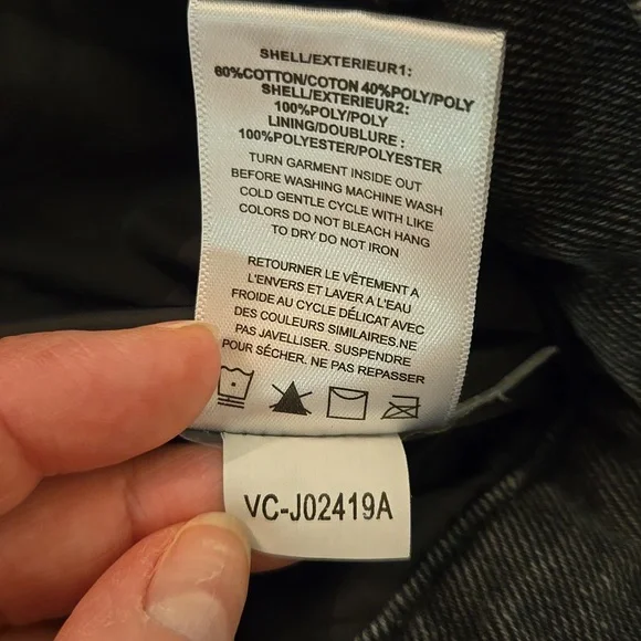 High-Pile Fleece Trim Trucker Jacket - Picture 10 of 10